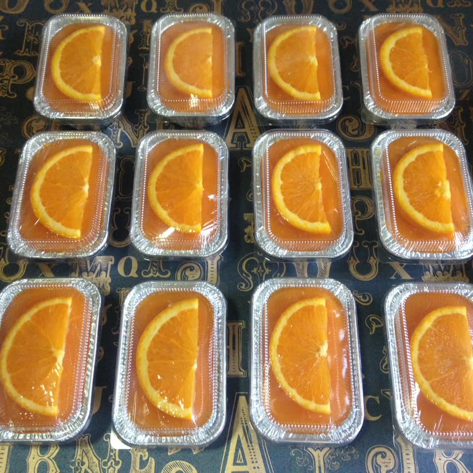 🍊 เค้กส้มแมนดาริน🍊 (แบบใส่กล่องฟรอย์) Mandarine Orange Cake (ราคาต่อชิ้น)