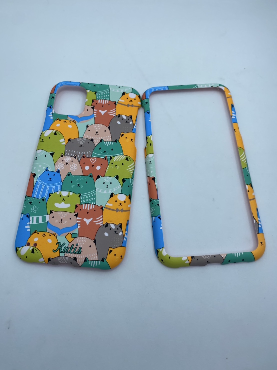 เคสคูทิส(Kutis)เคสไอโฟน11G(ลายแมวอ้วน)มาใหม่ เคสประกบหน้า-หลัง เคสเรืองแสง เคสลายวินเทจ ร้านSuperhero Klongthom