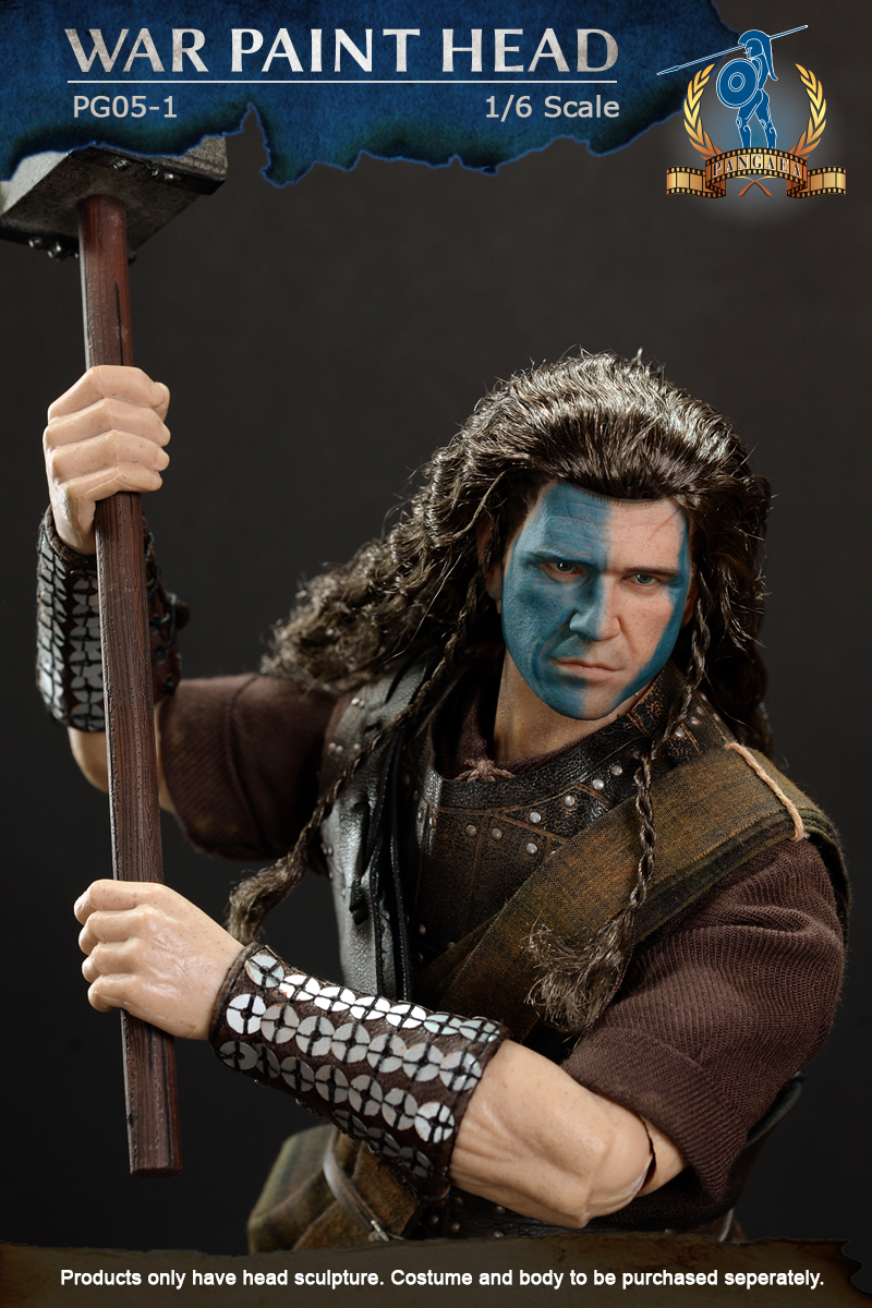 Pangaea Toy PG05-1 1/6 Scottish General Headsculpt