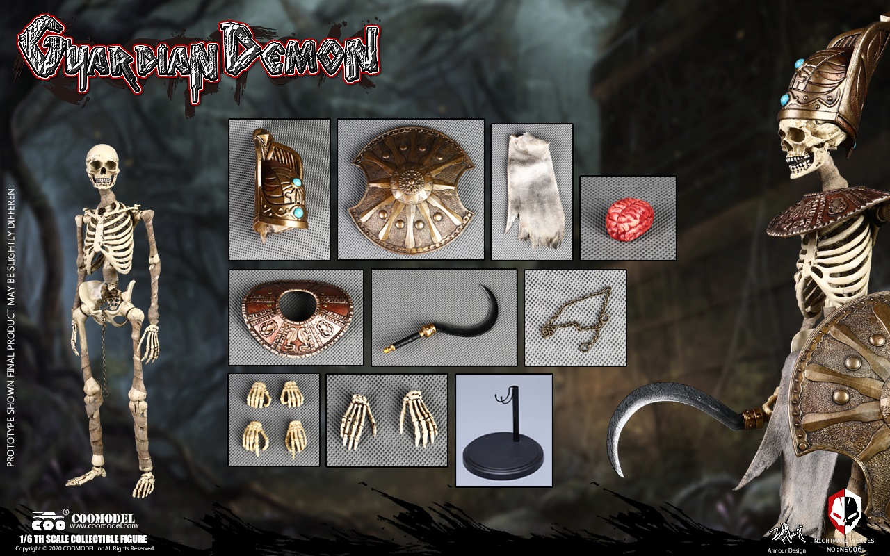 COOMODEL NS006 1/6 (DIE-CAST ALLOY) NIGHTMARE SEIRES: EGYPT - GUARDIAN DEMON