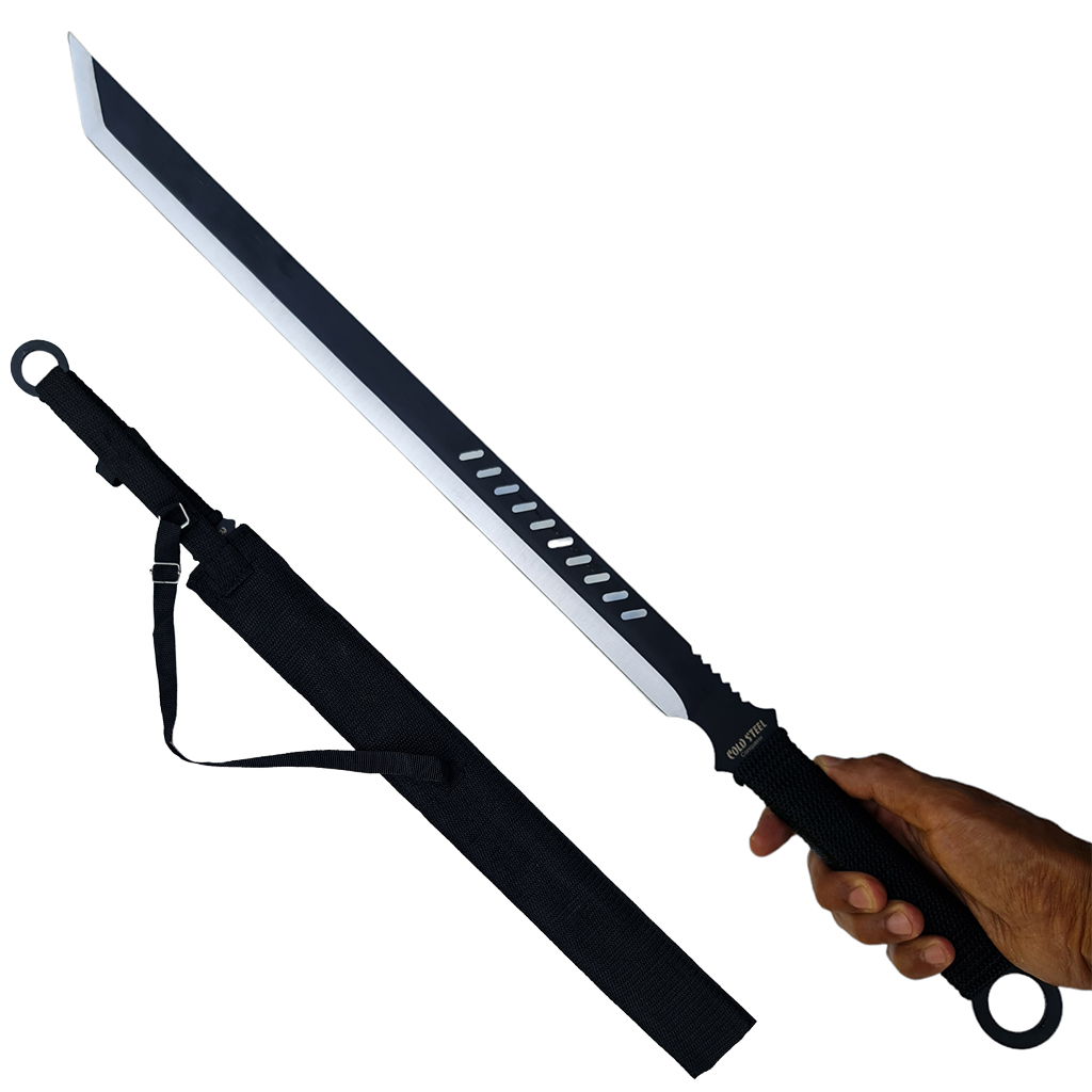 มีดเดินป่า มีดใบตาย Cold Steel ขนาด 27 นิ้ว (68.5 ซม.) พร้อมซองไนล่อนสำหรับเก็บมีด