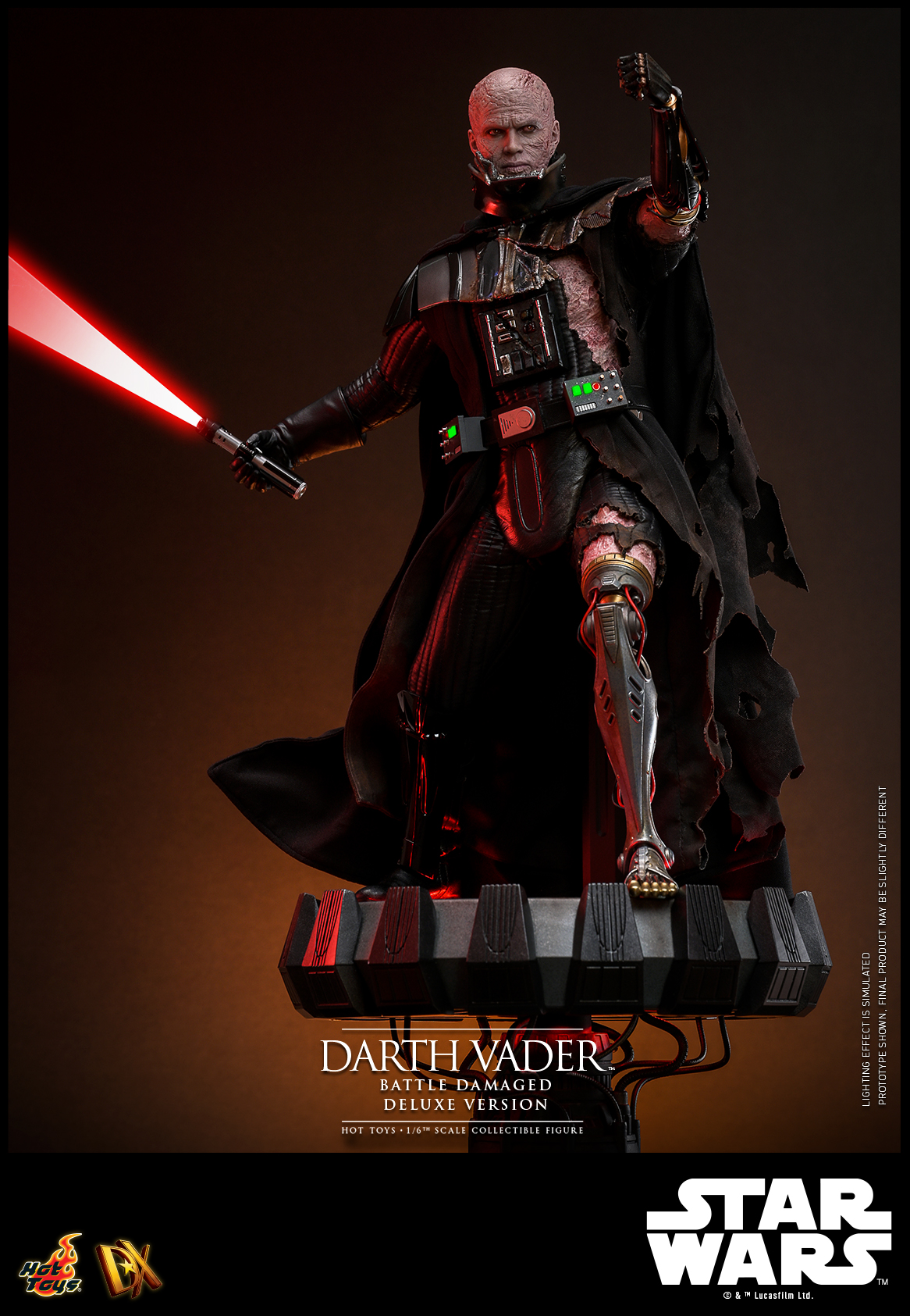 Hot Toys DX45B Star Wars - Darth Vader (Battle Damaged) (Deluxe Version) (Special Edition)