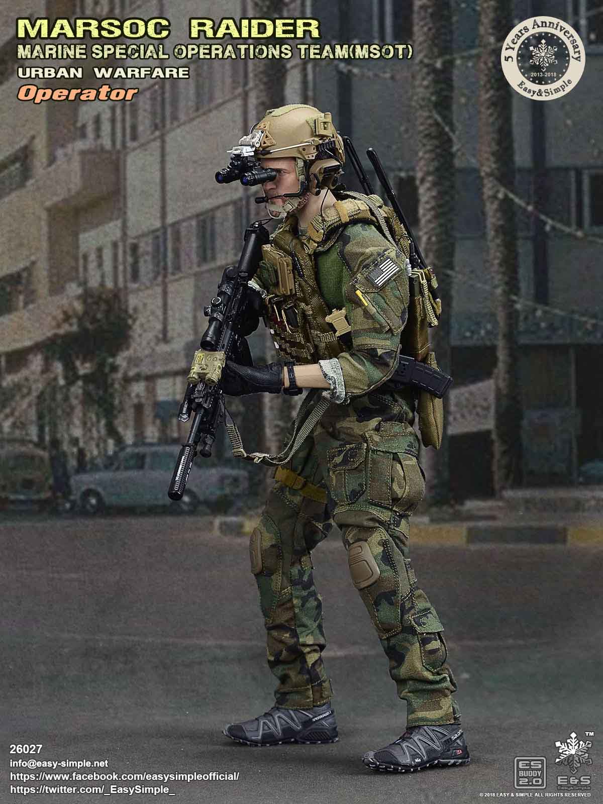 Easy&Simple 26027 MARSOC Raider Urban Warfare Operator (5 Years Anniversary)