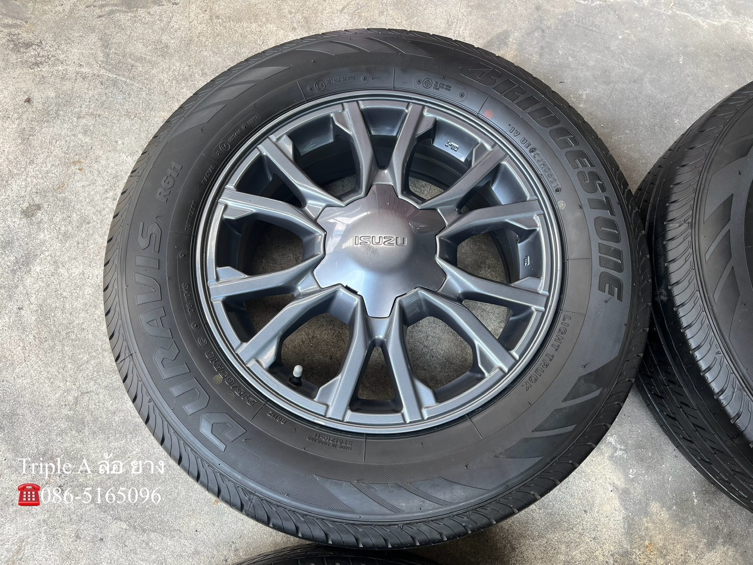 ✨ล้อแม็ก✨ISUZU X-Series ขอบ 16 พร้อมยาง 215-65-16 Bridgestone♨ปี 21♨
