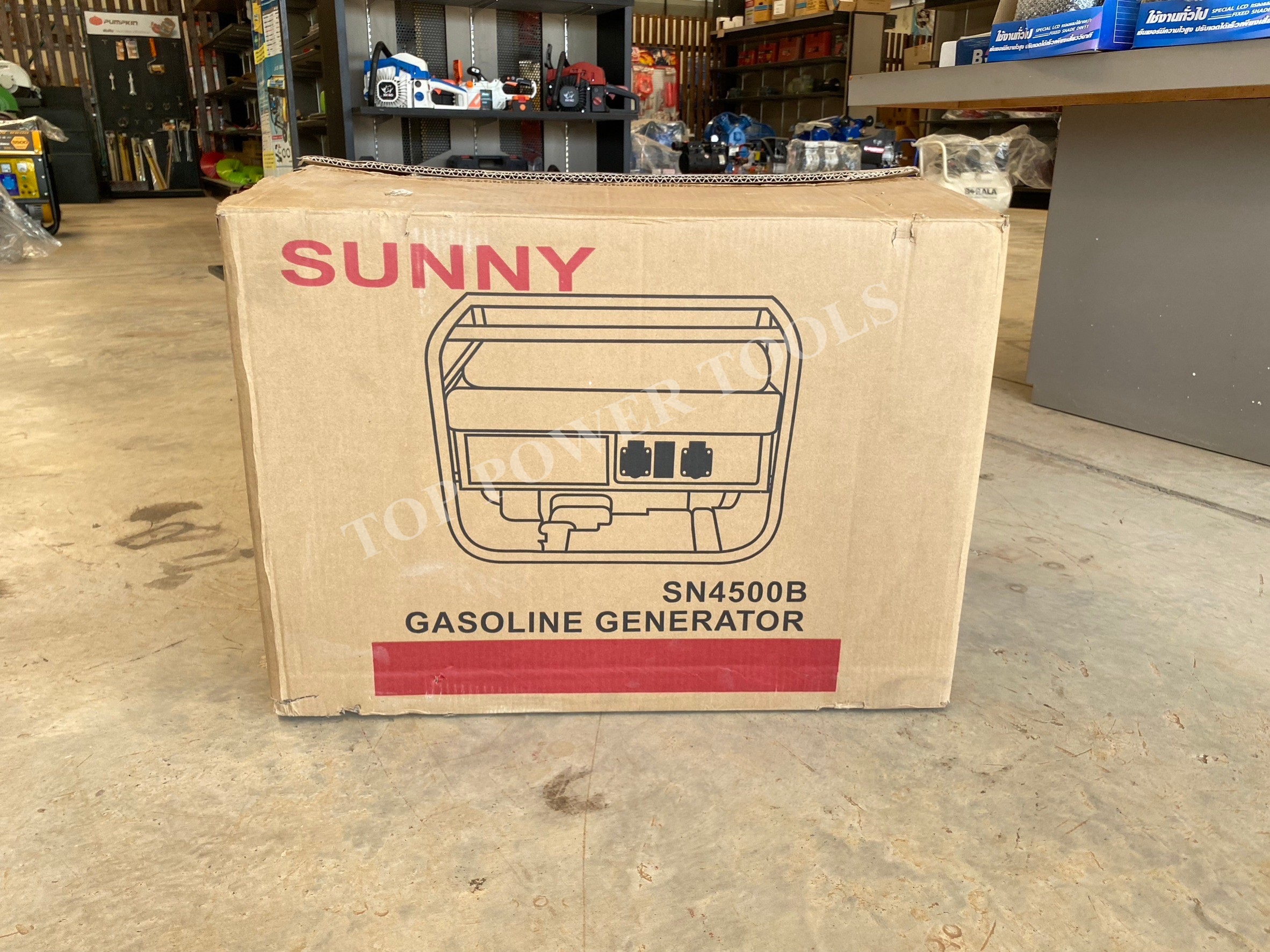 เครื่องปั่นไฟเบนซิน SN4500B M07004 3.5KW. SUNNY