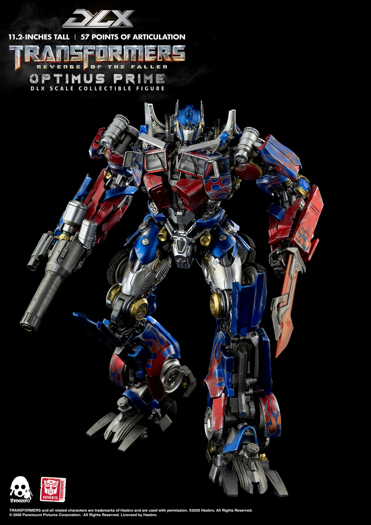 threezero 3Z0163 DLX Transformers: Revenge of the Fallen - Optimus Prime