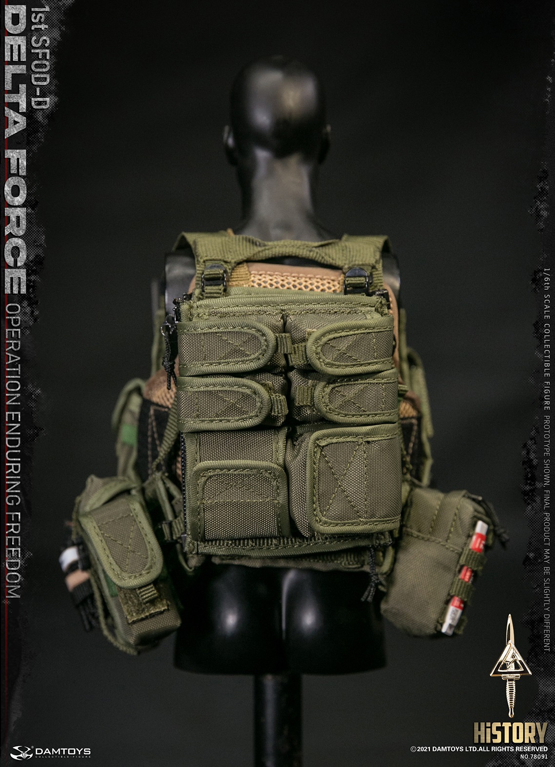DAMTOYS 78091 1/6 1st SFOD-D OPERATION ENDURING FREEDOM DELTA FORCE
