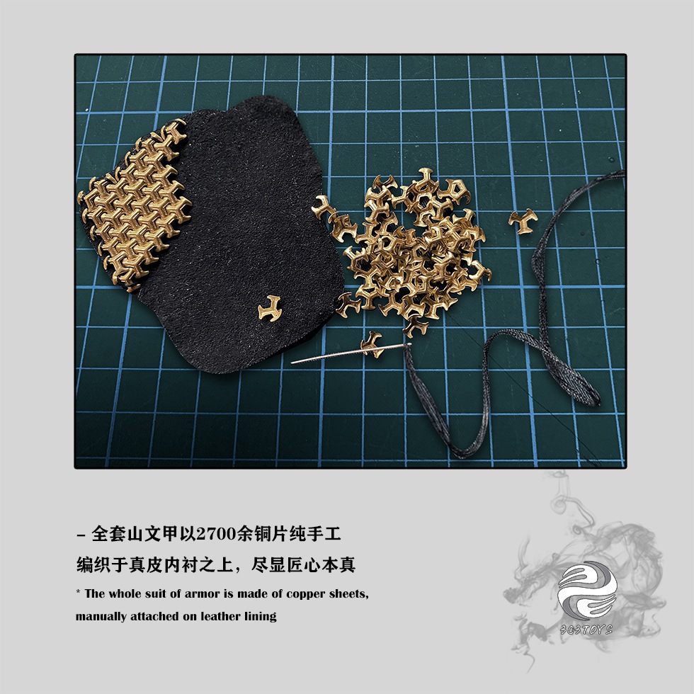 303TOYS MP009 + MP010 1/6 THREE KINGDOMS - MARQUIS GUAN YU YUNCHANG, GOD OF WAR (EXCLUSIVE COPPER VERSION) + RED RABBIT, THE STEED OF GUAN YU