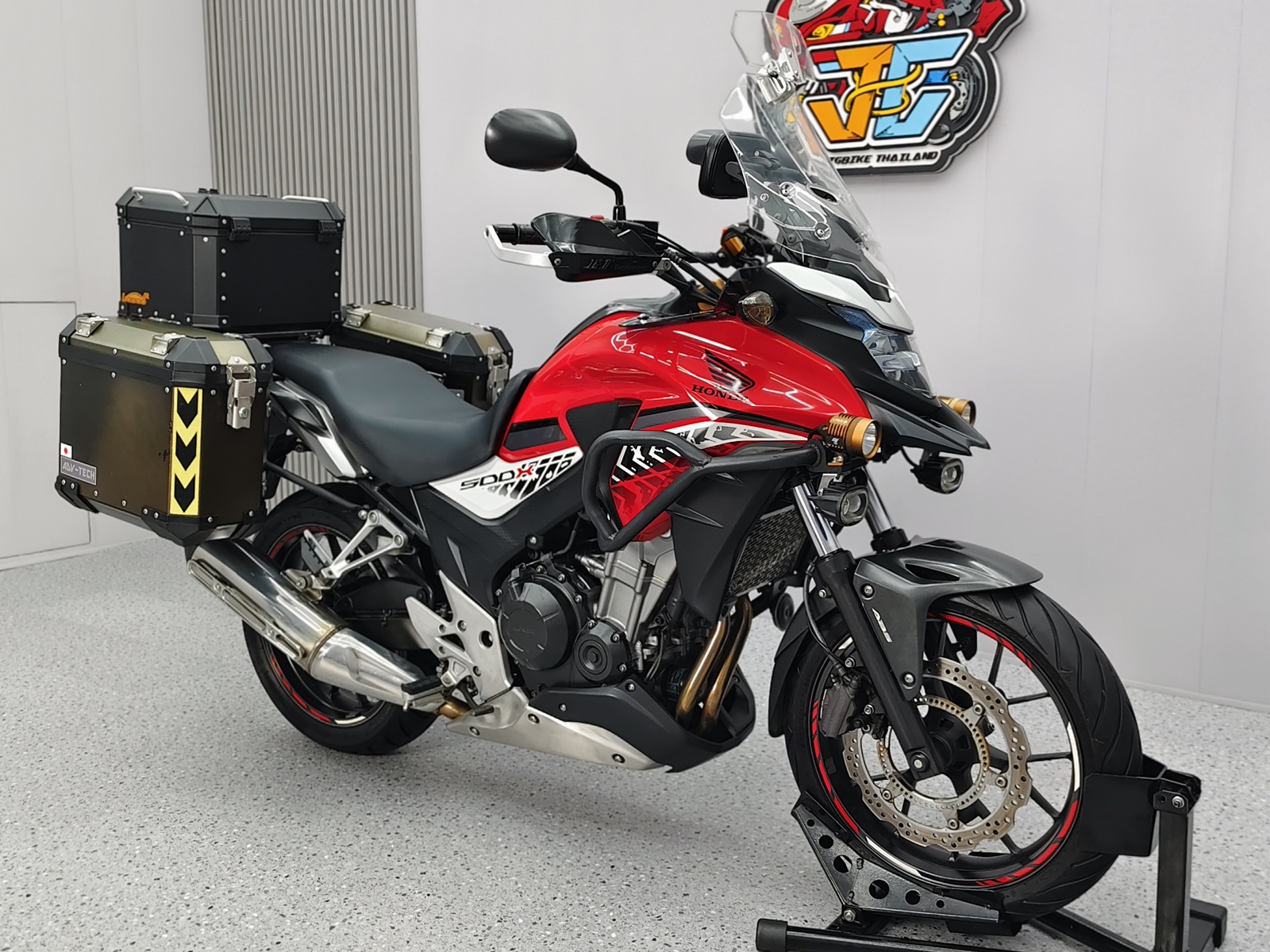 "สายทัวร์ริ่งแต่งจบงบไม่บานปลาย" HONDA CB500X ปลายปี 2015 เต็มยศพร้อมออกทริป 🏍️💨