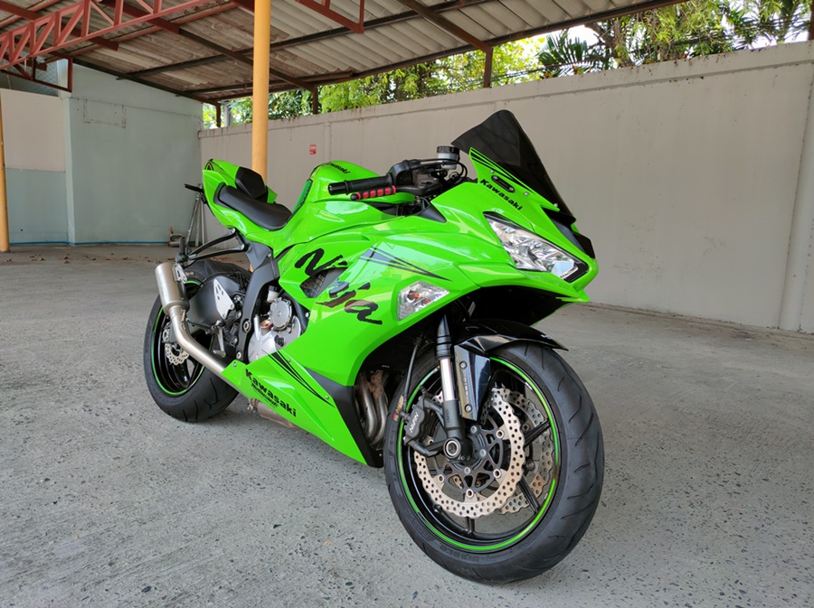 💢 โปรแรง ⭕บาททั่วไทย 💢 KAWASAKI NINJA ZX6R จดปี 2021 โมเดล19 🥷 มือเดียวพร้อมใช้