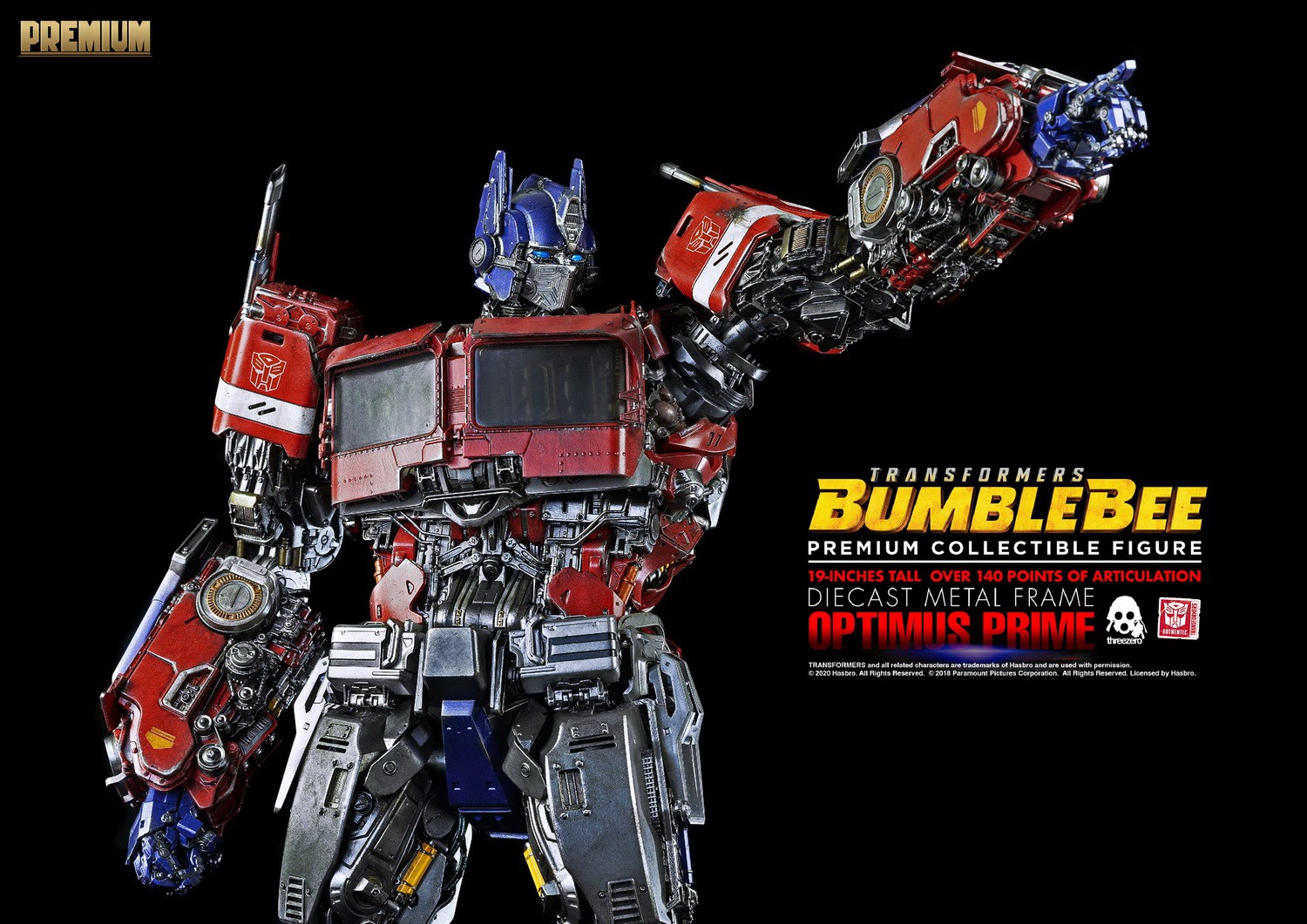 threezero 3Z0162 Transformers: BumbleBee - PREMIUM Optimus Prime