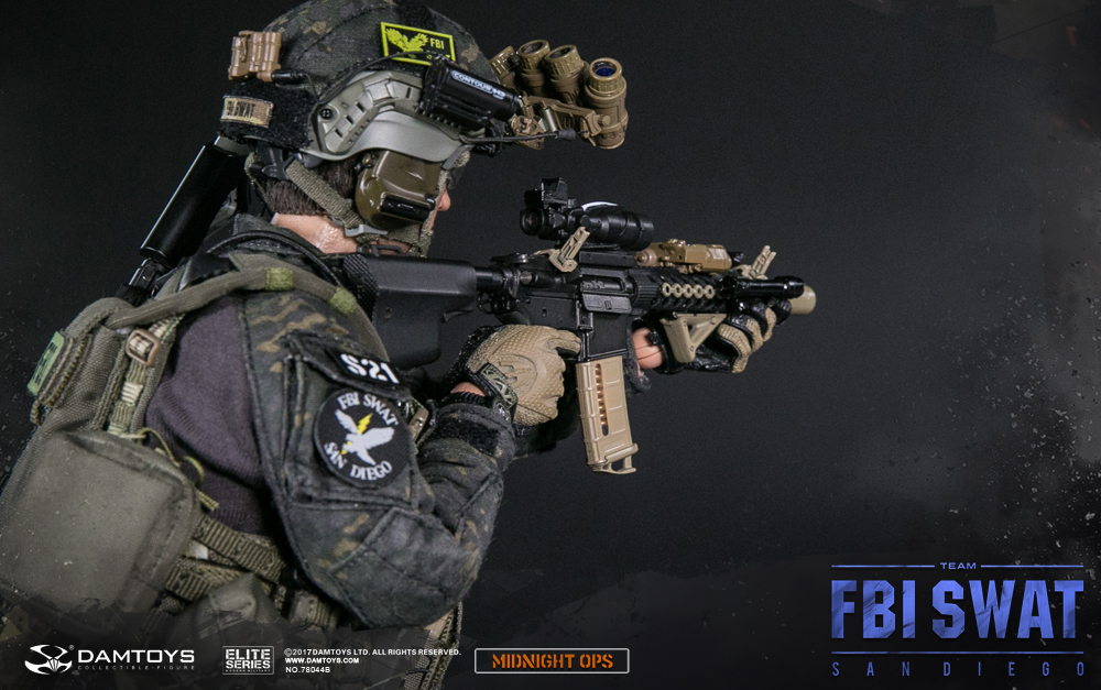 DAMTOYS No.78044 FBI SWAT TEAM AGENT - SAN DIEGO