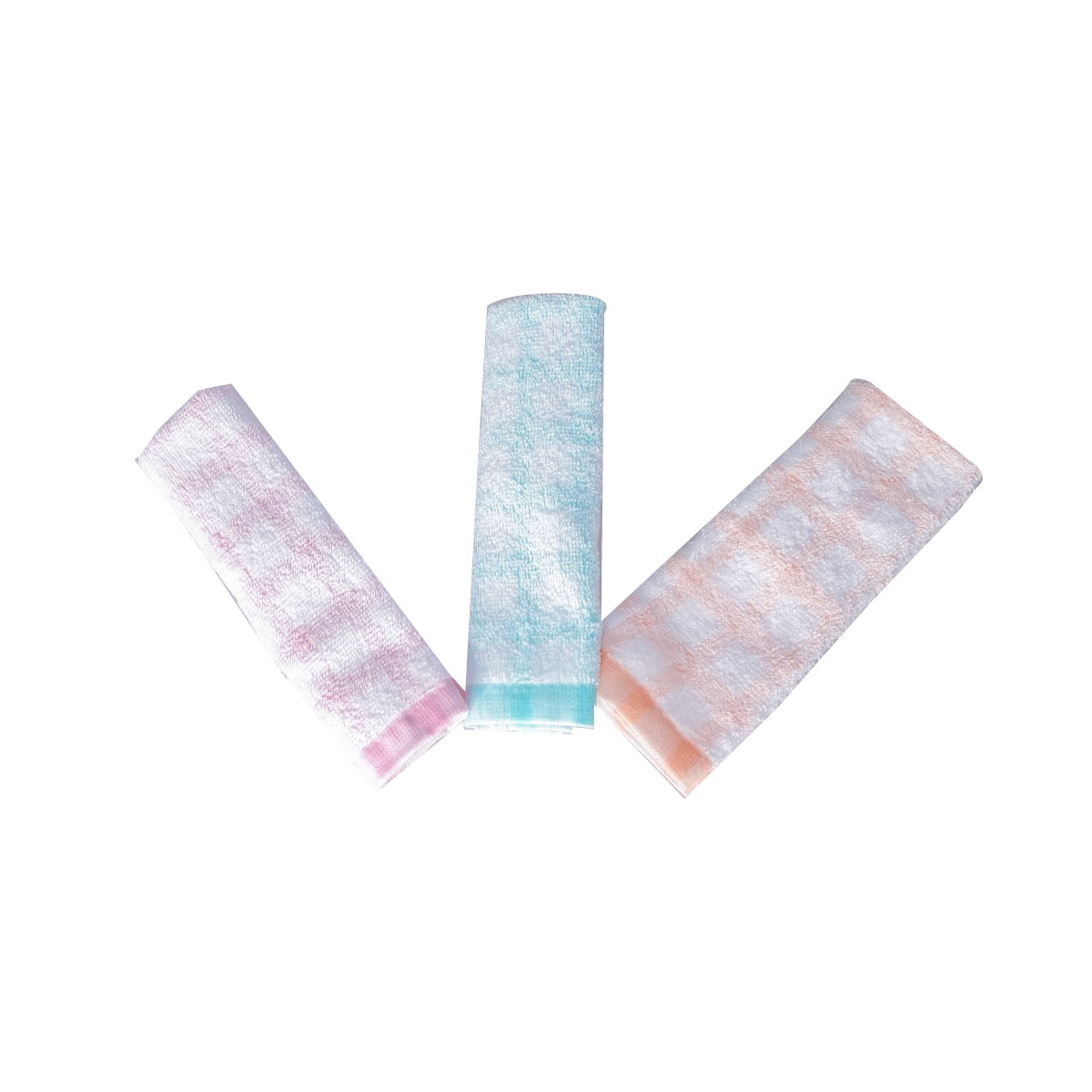 GRACEKIDS (เกรซคิดส์) ผ้าเช็ดตัวเด็ก ผลิตจากผ้าฝ้าย 100 % เซต 3 ชิ้น ขนาด 25 cm.