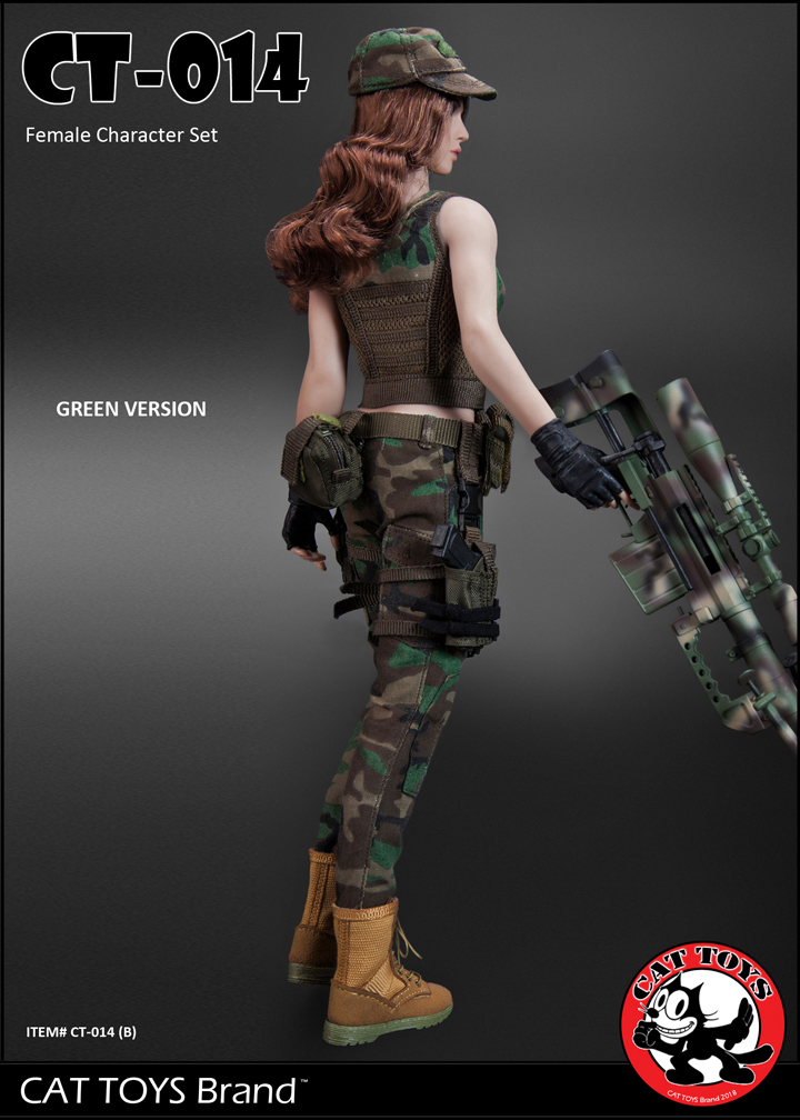 CAT TOYS CT014 Military Female Character set