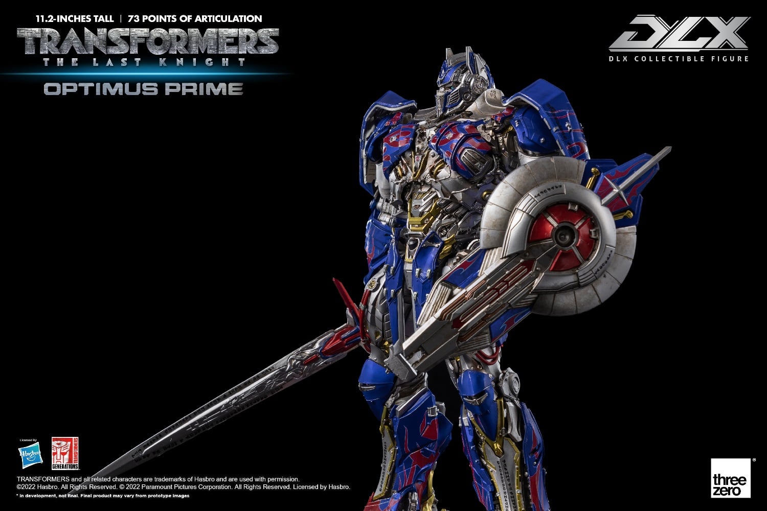 Threezero 3Z04570W0 DLX Transformers: The Last Knight - Optimus Prime