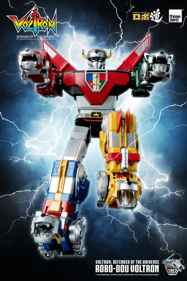 Threezero 3Z02050W0 Voltron : Defender of Universe - ROBO-Dou Voltron