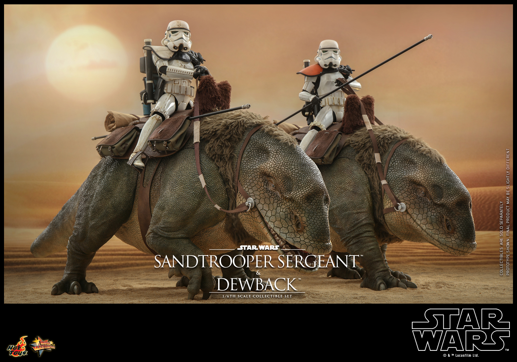 Hot Toys MMS722 1/6 Star Wars Episode IV: A New Hope™ - Sandtrooper Sergeant™ & Dewback™