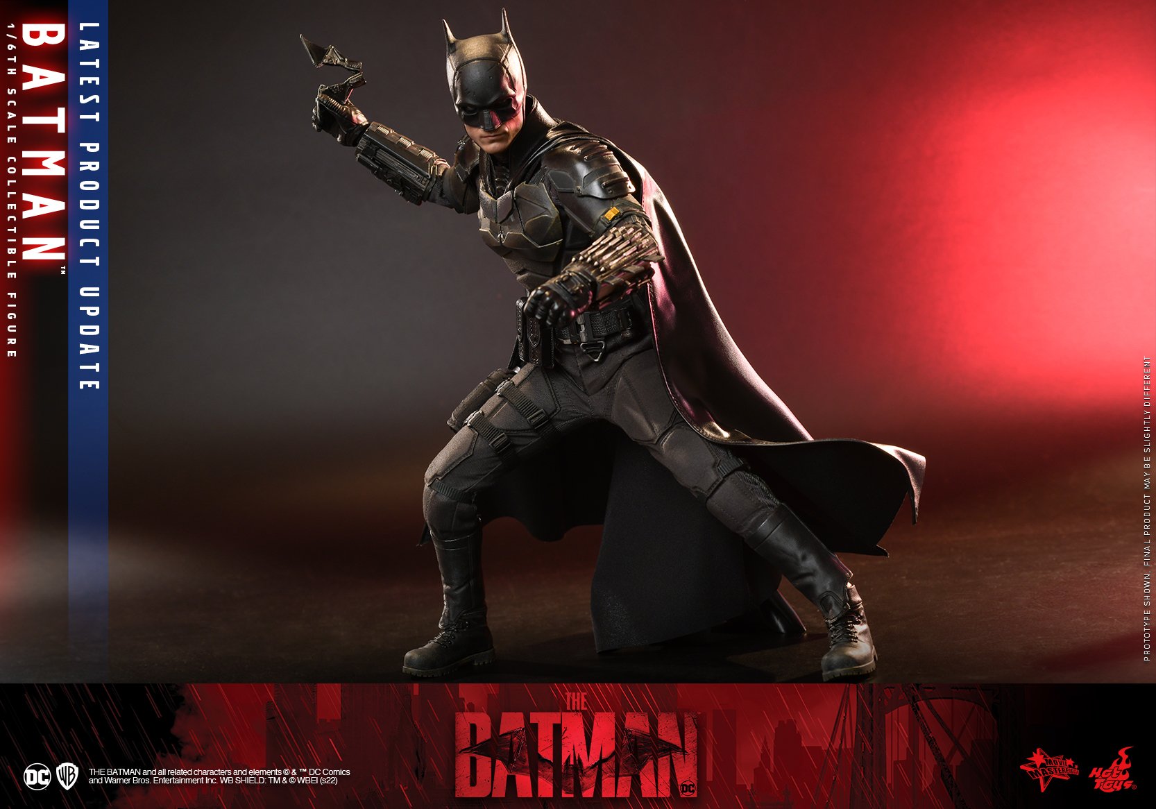 Hot Toys MMS641 1/6 The Batman - Batman and Bat-Signal