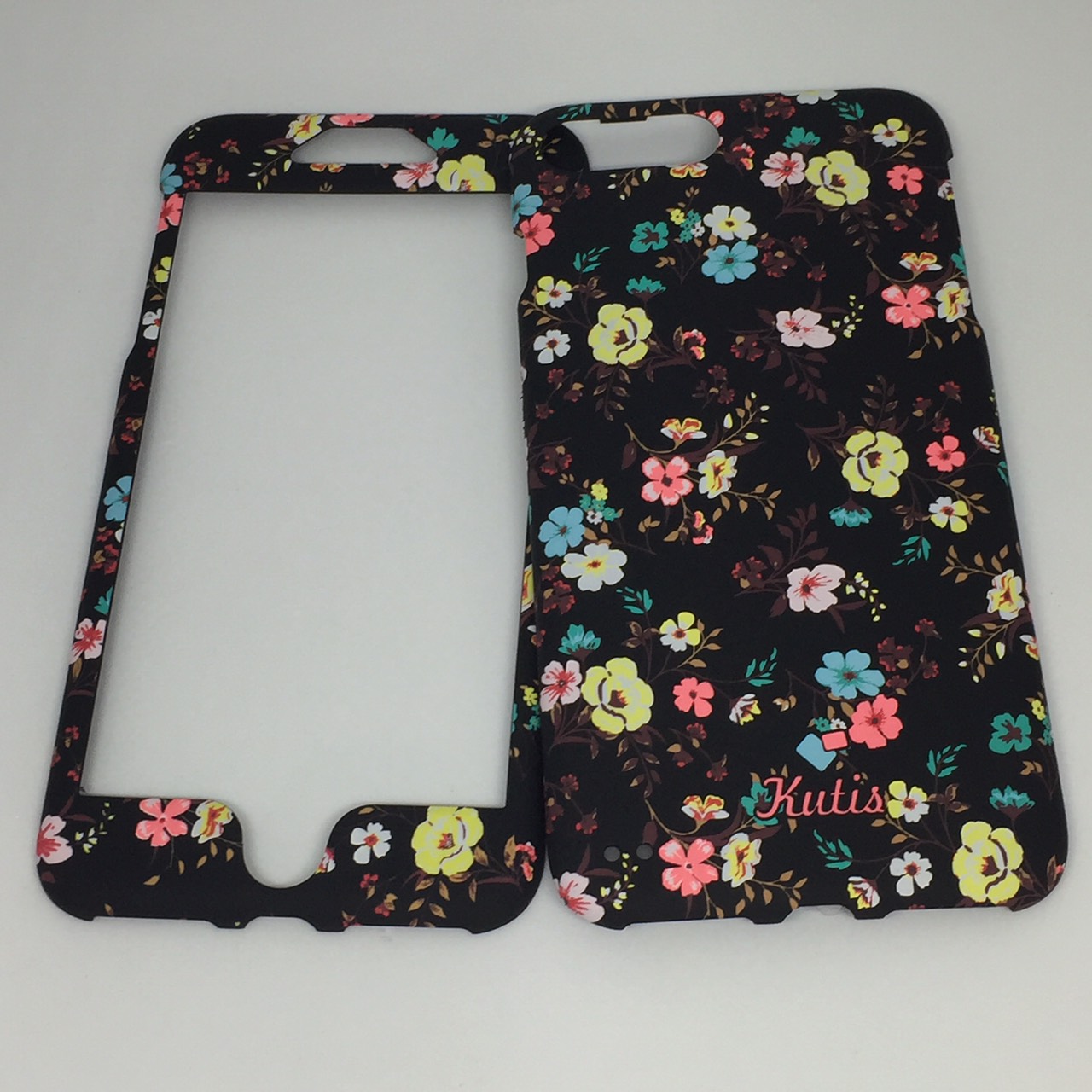 เคสคูทิส (Kutis) ไอโฟน7พลัส,8พลัส(ลายช่อดอกไม้หลากสี)มาใหม่