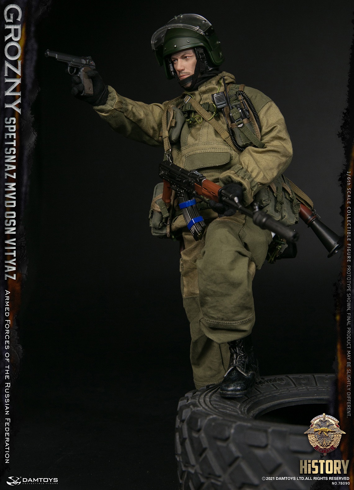 DAMTOYS 78090 1/6 SPETSNAZ MVD OSN VITYAZ - GROZNY