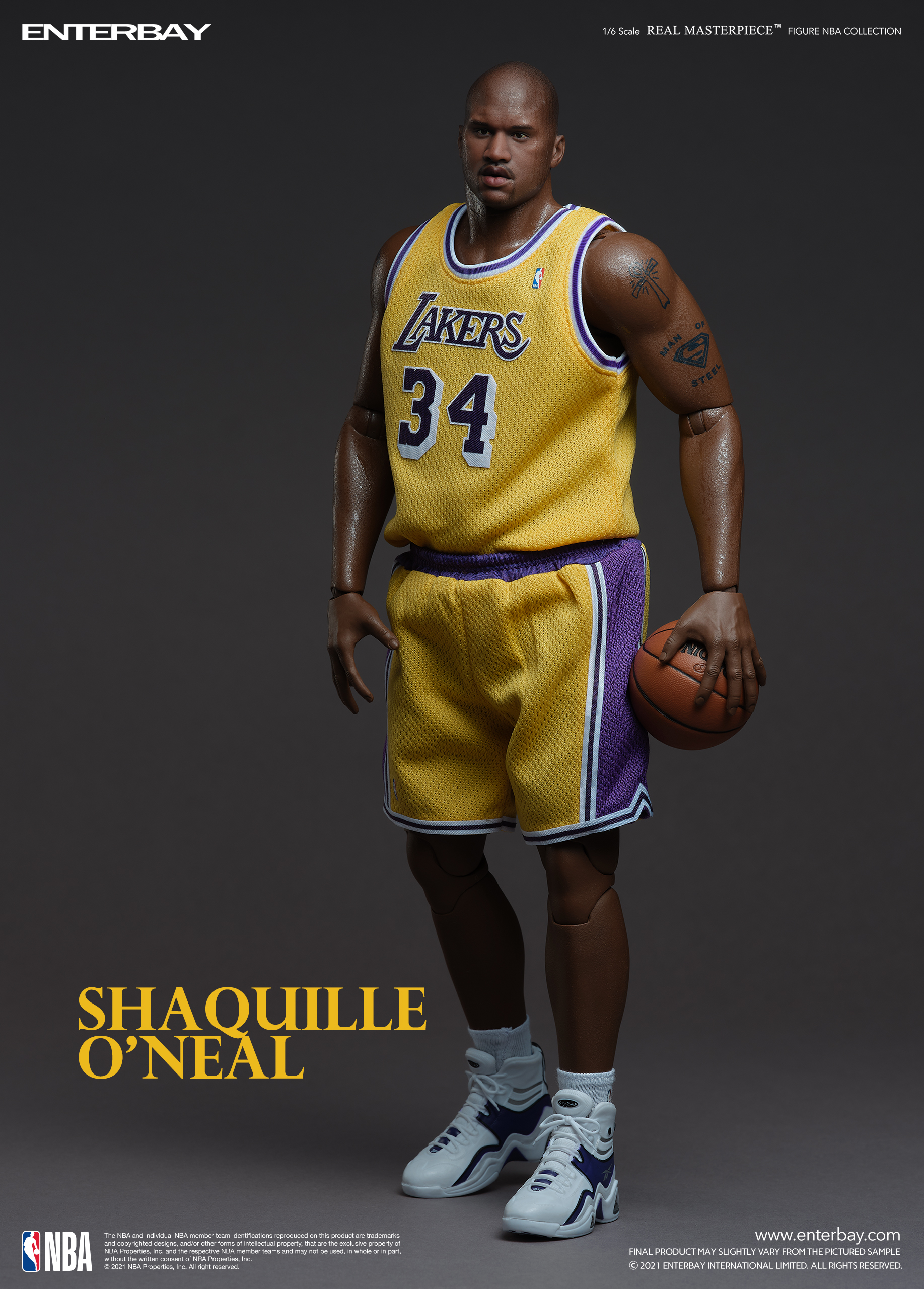 ENTERBAY RM-1085 1/6 NBA 97-98 SEASON - SHAQUILLE O'NEAL