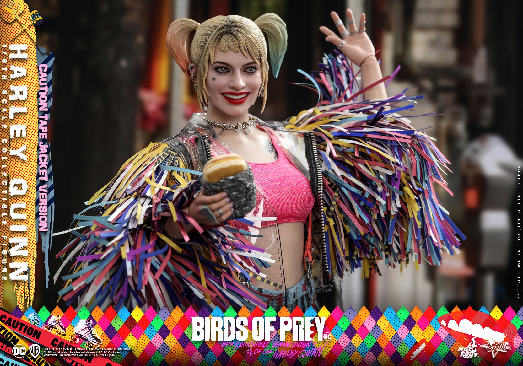 Hot Toys MMS566 Birds of Prey - Harley Quinn (Caution Tape Jacket Version)