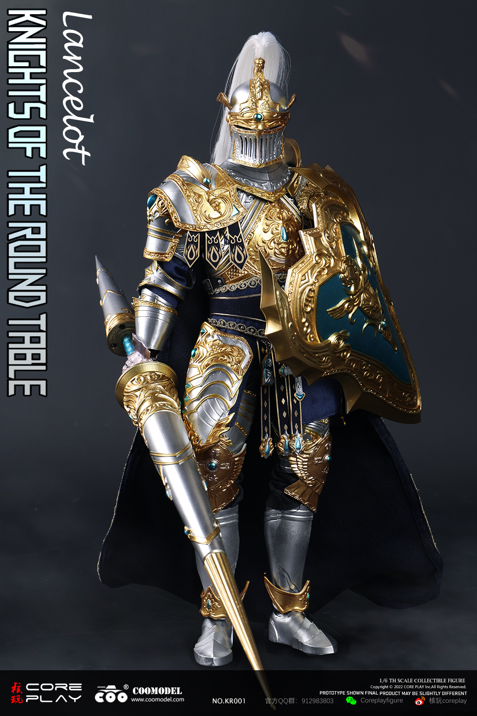 Coreplay KR001 1/6 Fantasy Land Series: Twelve Knights of the Round Table - Lancelot