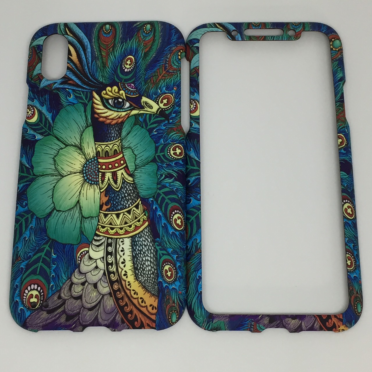เคสคูทิส (Kutis) ไอโฟนX,XS(ลายนกยูง)