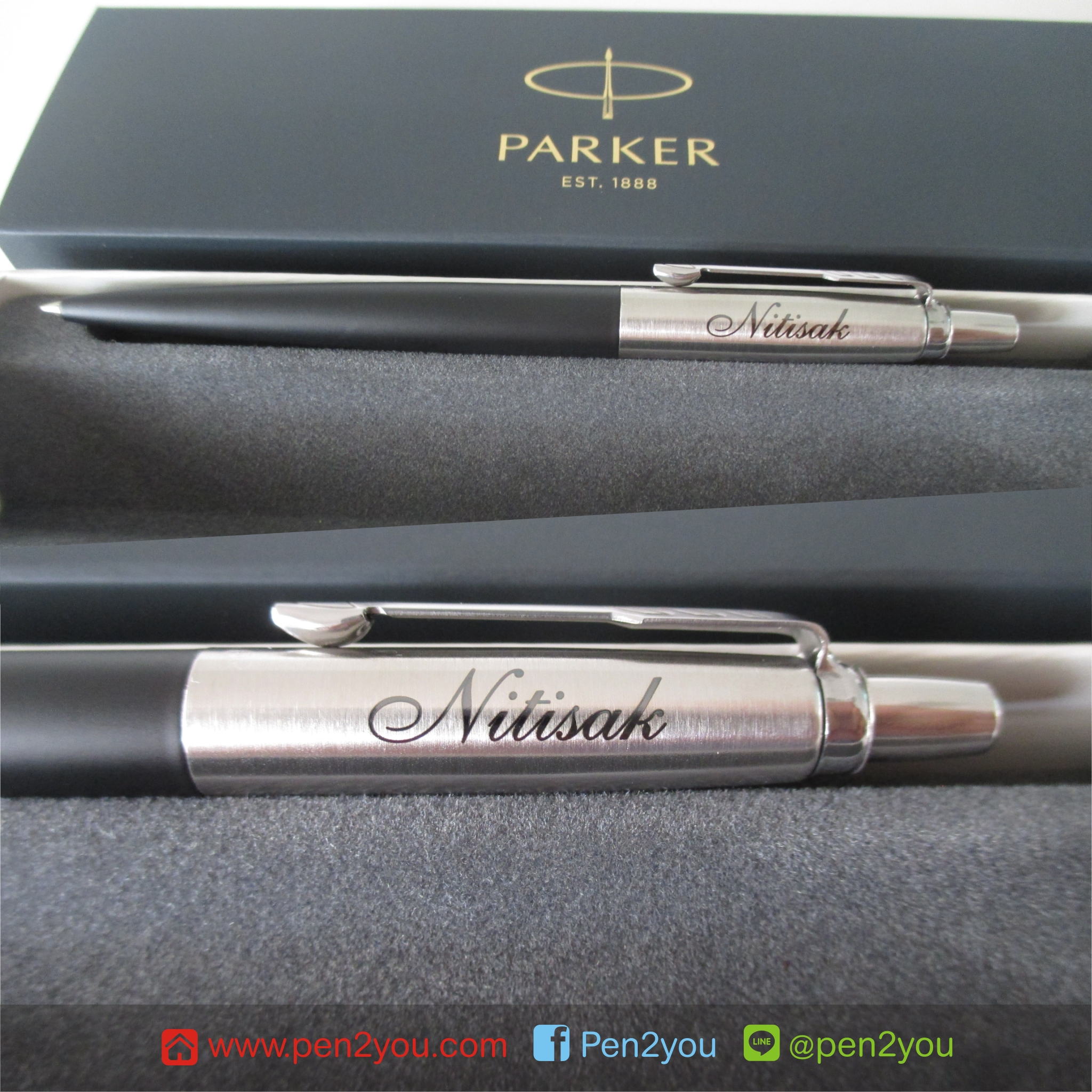 Parker ปากกาลูกลื่น จอตเตอร์ ดำ บอนสตรีท ซีที