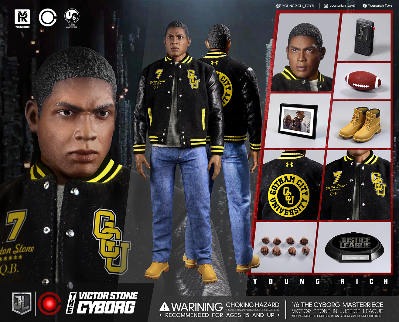 Youngrich Toys YR020 1/6 The Victor Stone Cyborg