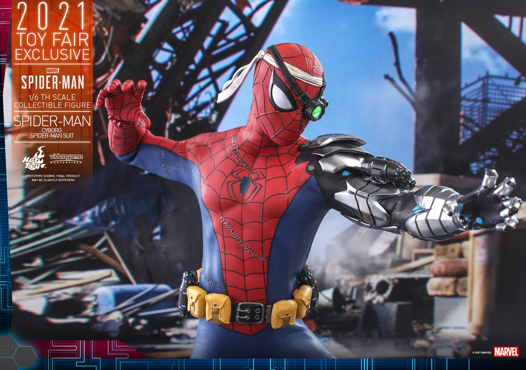 Hot Toys VGM51 1/6 Marvel's Spider-Man - Spider-Man (Cyborg Spider-Man Suit) [Toy Fair Exclusive 2021]