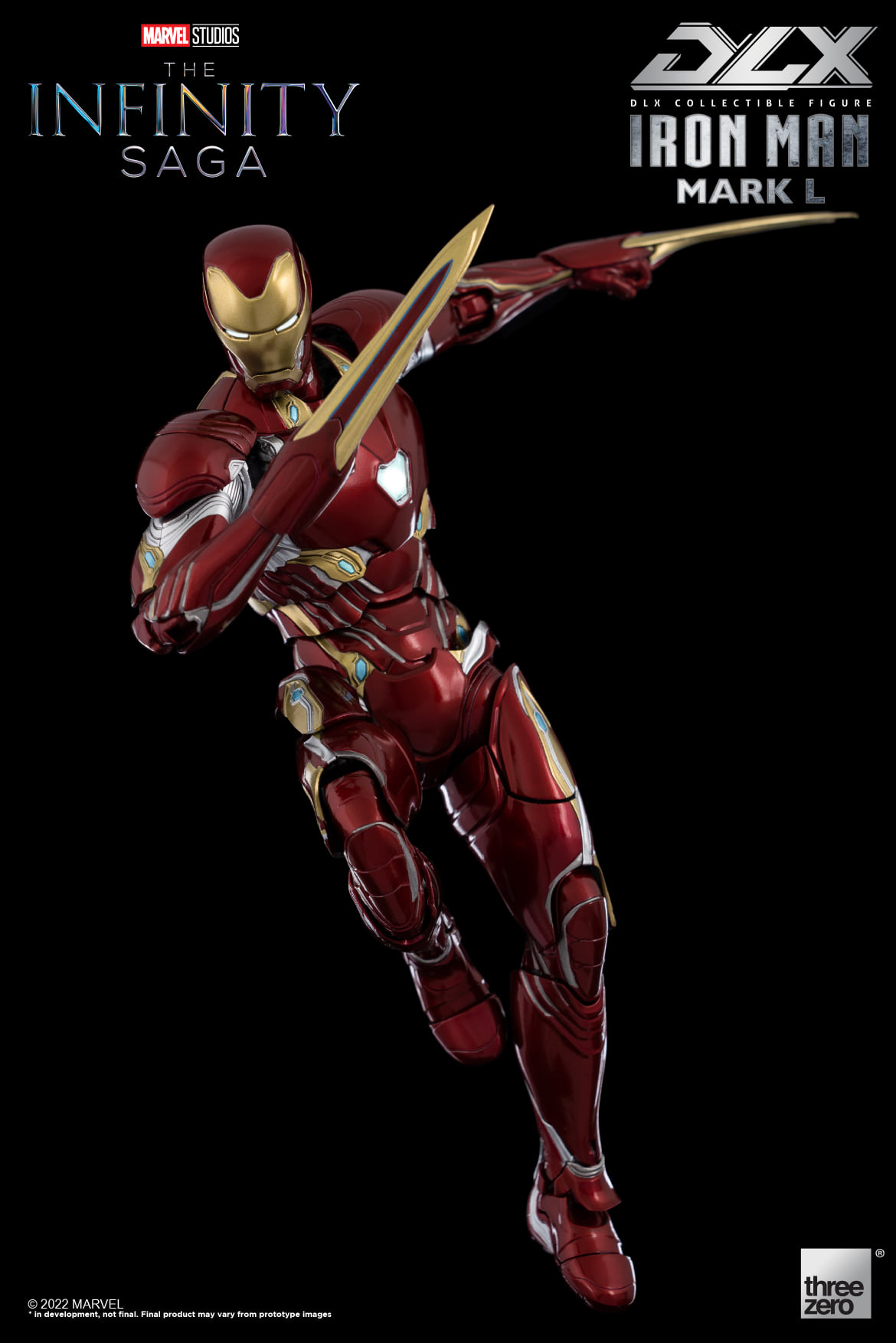 threezero 3Z02490C0 DLX The Infinity Saga - Iron Man Mark L (MK.50)