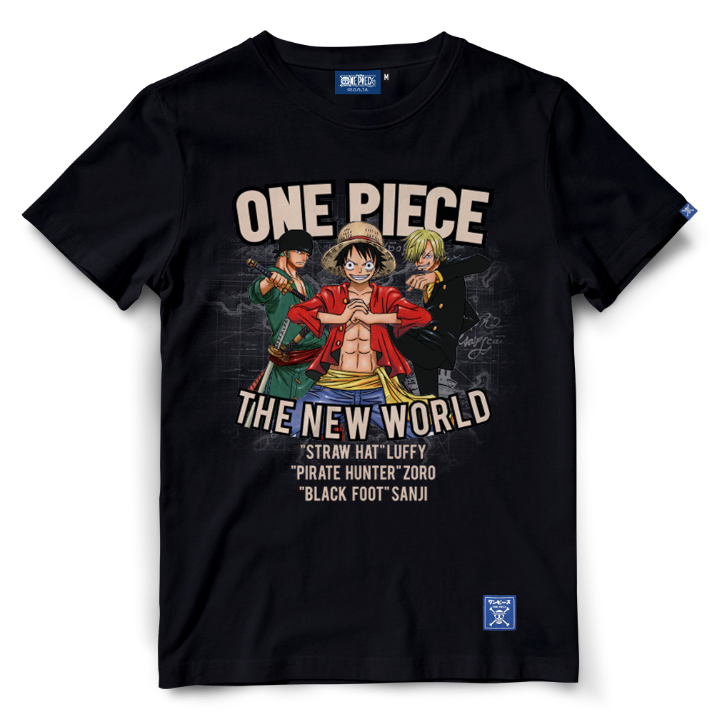 เสื้อยืดวันพีซ ลาย Luffy,Zoro,Sanji