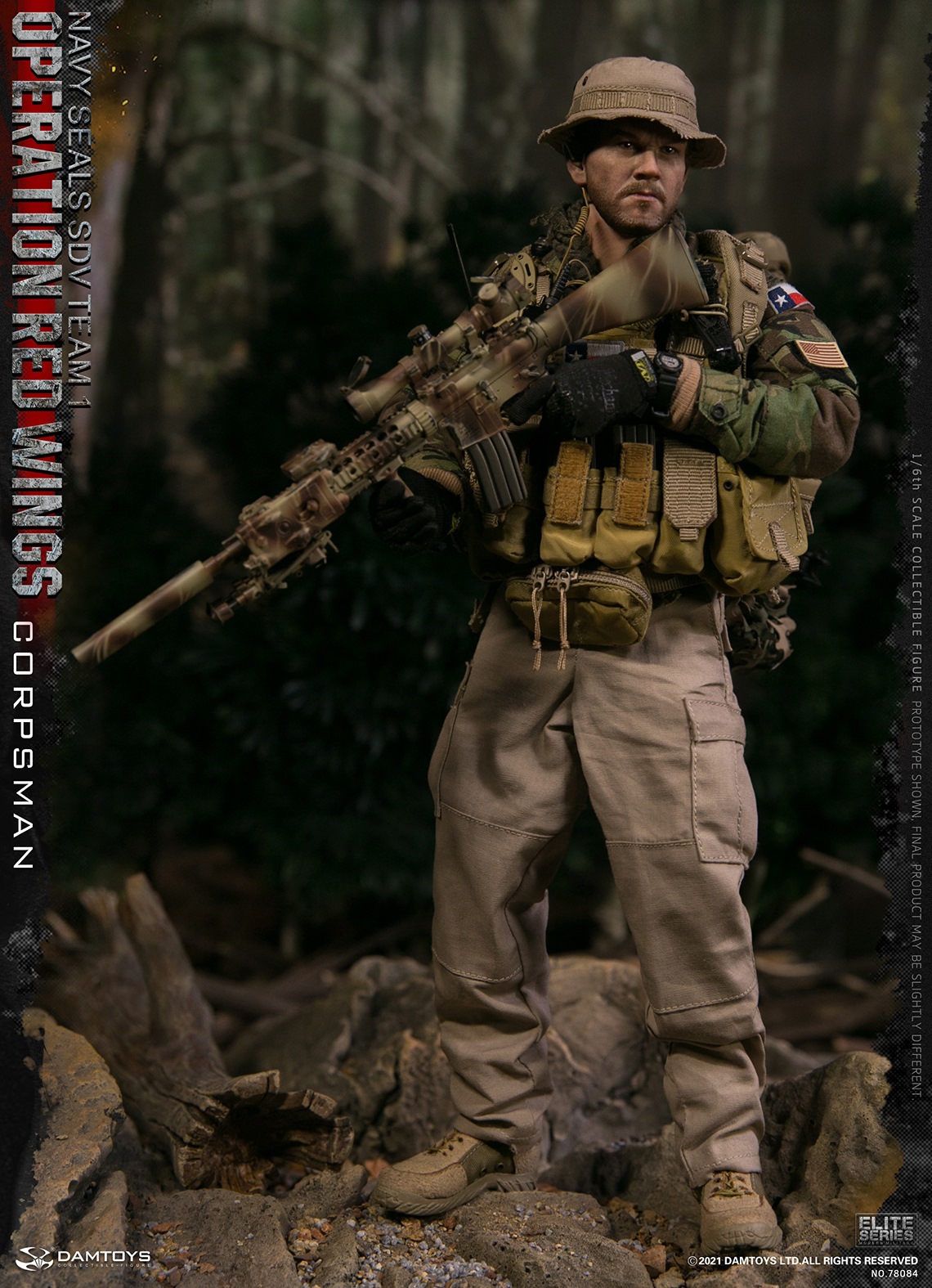 DAMTOYS 78084 1/6 Operation Red Wings: Navy Seals SDV Team 1 - Corpsman