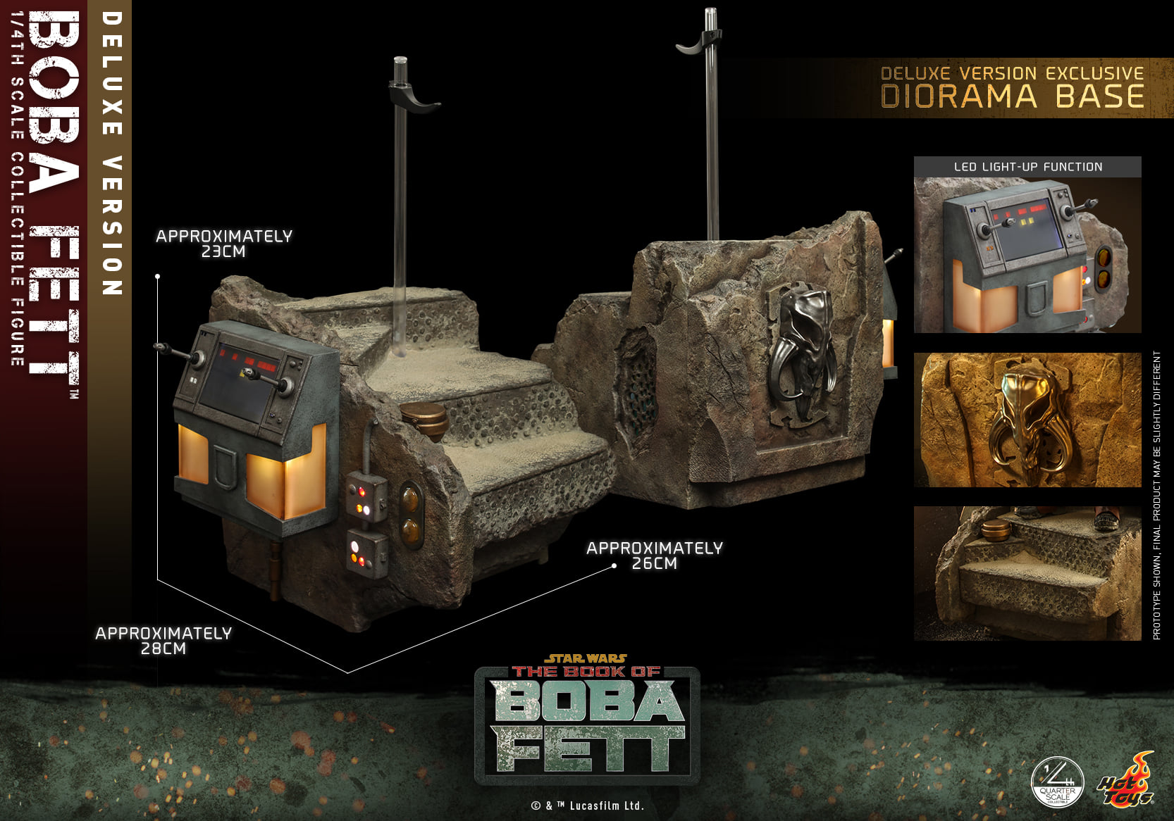 Hot Toys QS023 1/4 Star Wars: The Book Of Boba Fett - Boba Fett™ (Deluxe Version)