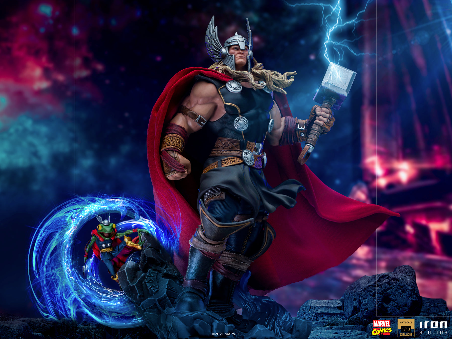 Iron Studios Deluxe Art Scale 1/10 Marvel Comics - Thor Unleashed