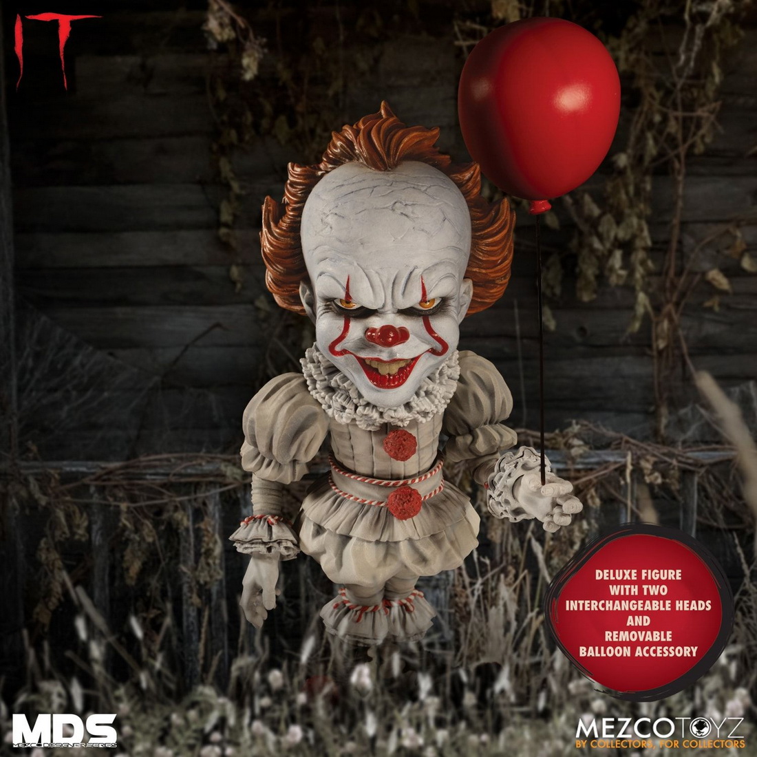 Mezco Toyz 43020 IT - Pennywise (Deluxe Edition)