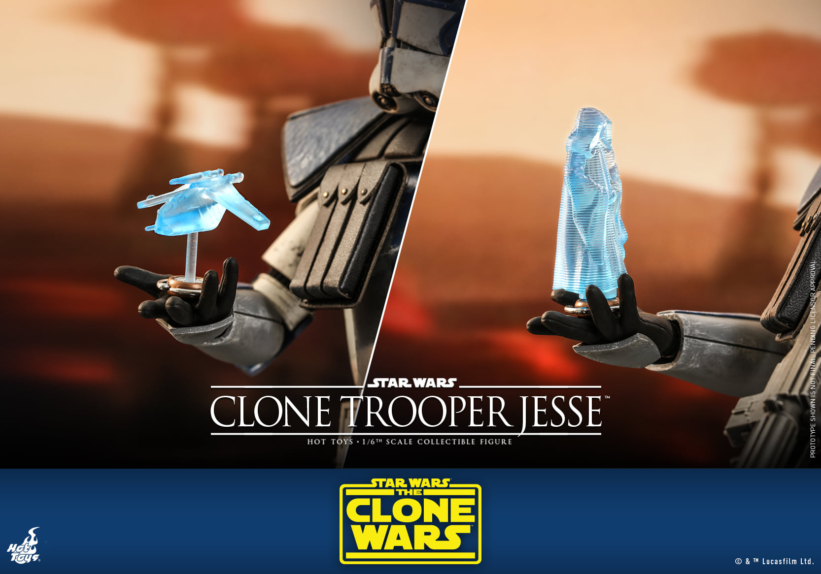 Hot Toys TMS064 1/6 Star Wars: The Clone Wars™ - Clone Trooper Jesse™