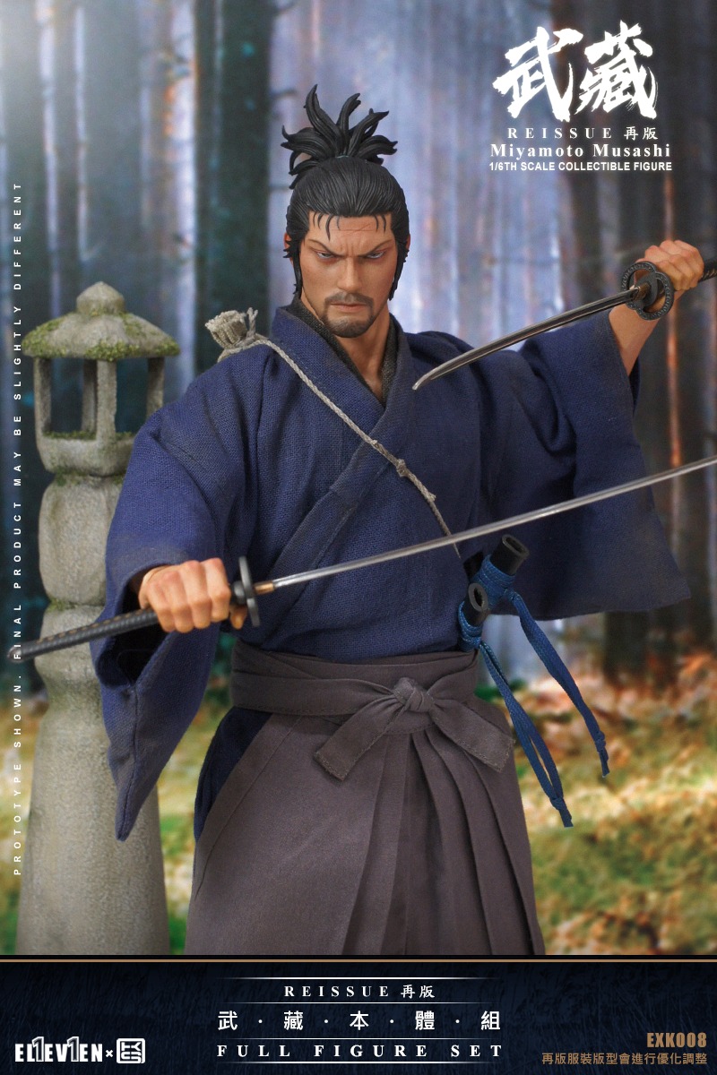 EL1EV1EN x KAI STUDIO EXK008 1/6 Miyamoto Musashi (Full Figure Set)