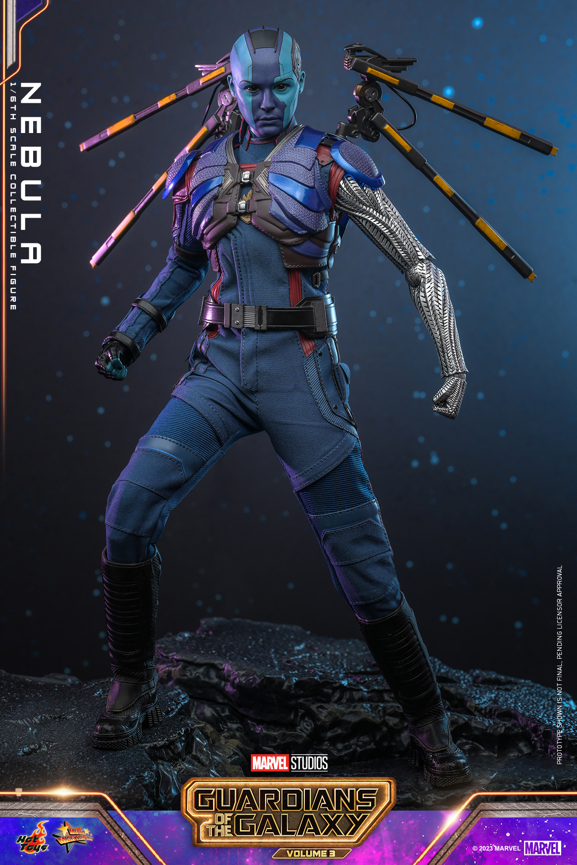 Hot Toys MMS714 1/6 Guardians of the Galaxy Vol. 3 - Nebula