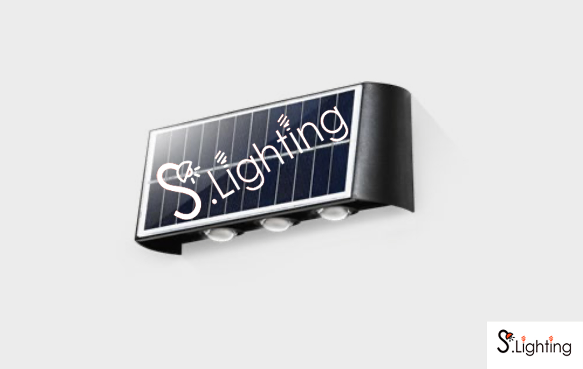 โคมไฟติดผนังภายนอก 10-SOLARWALL-6W30K-WASH