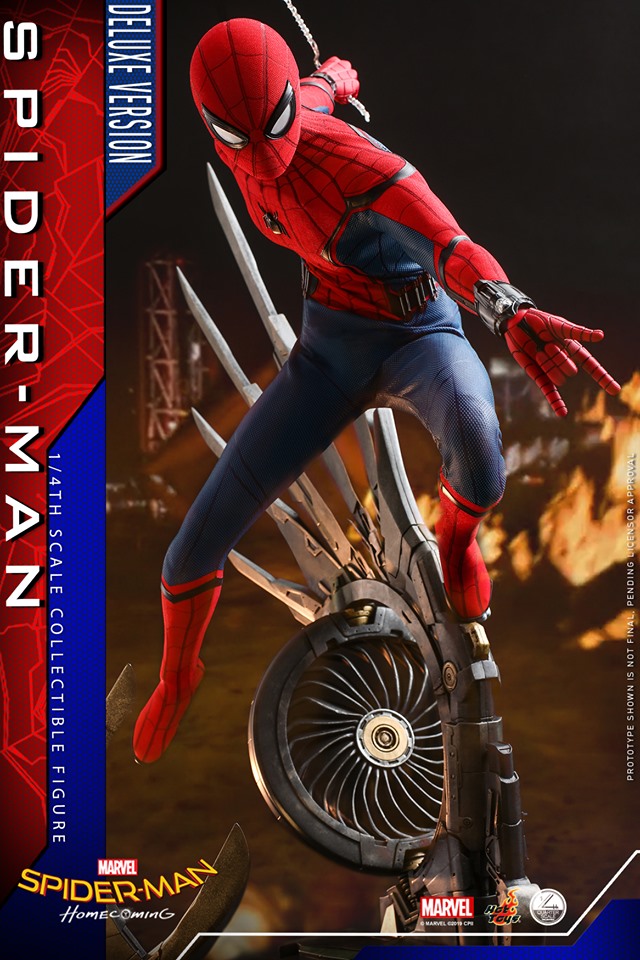 Hot Toys QS015 Spider-Man: Homecoming 1/4 Spider-Man (Deluxe Version)