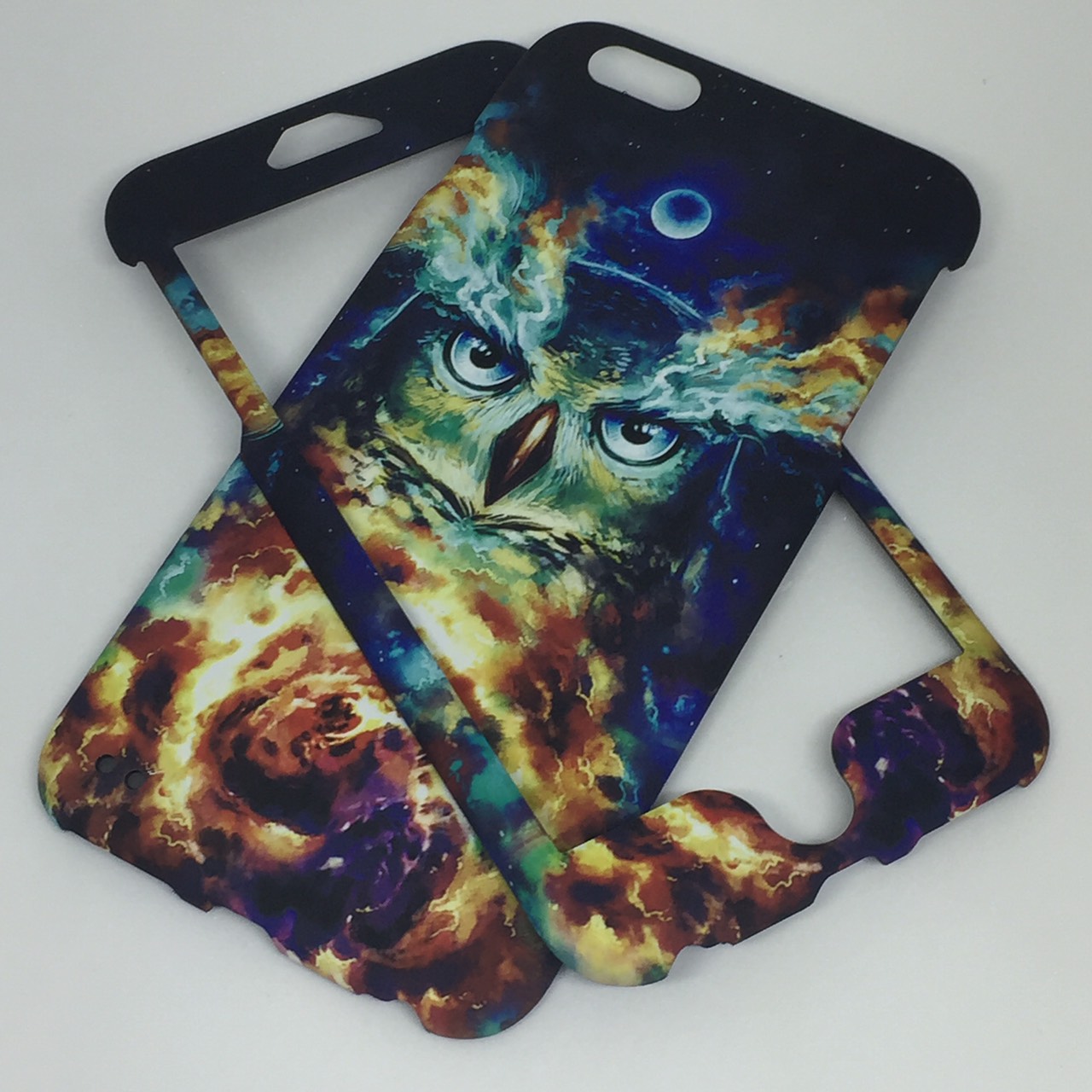 เคสคูทิส (Kutis) ไอโฟน6พลัส,6Sพลัส (ลายนกในเปลวไฟ)มาใหม่ เคสประกบหน้า-หลัง เคสเรืองแสง เคสลายวินเทจ