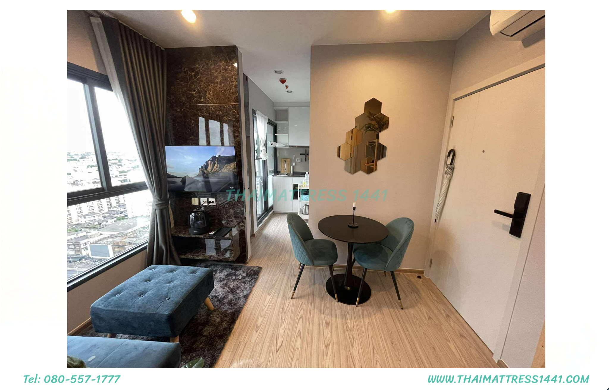 คอนโดสุดหรู The Tree Huamak Interchange ชั้น 20 ขนาด 26 ตรม.