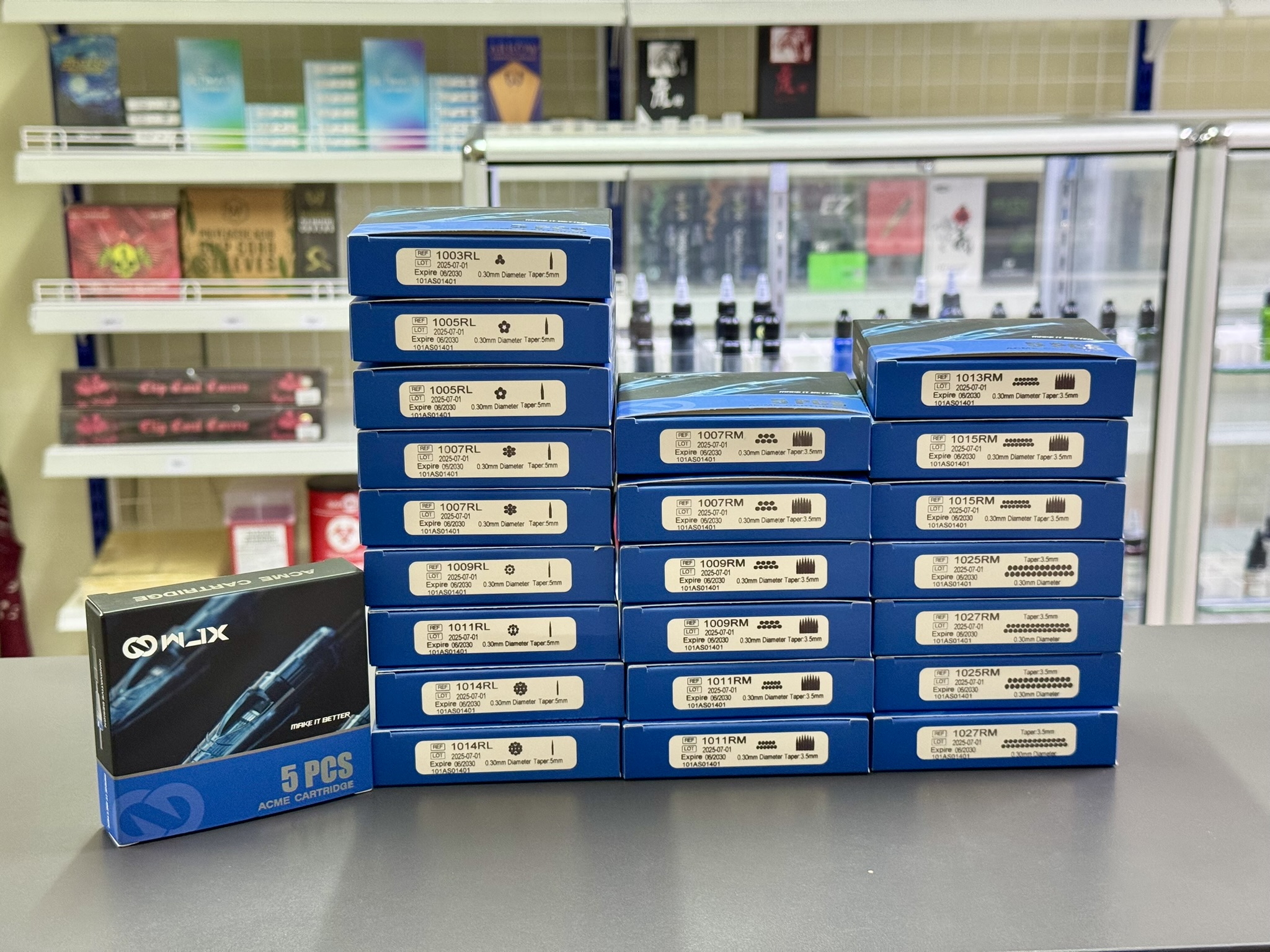 เข็มฮอคสักลาย Tattoo WJX (กล่อง 5ชิ้น)