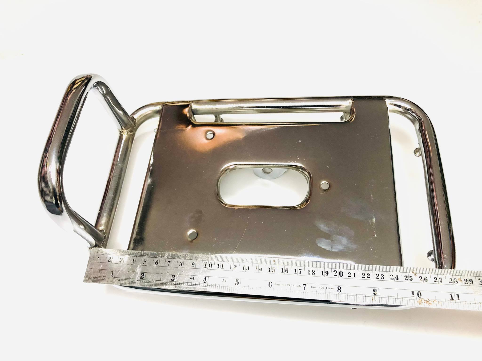 ตะแกรงท้ายซี70 ใส่เบาะหลัง นบ