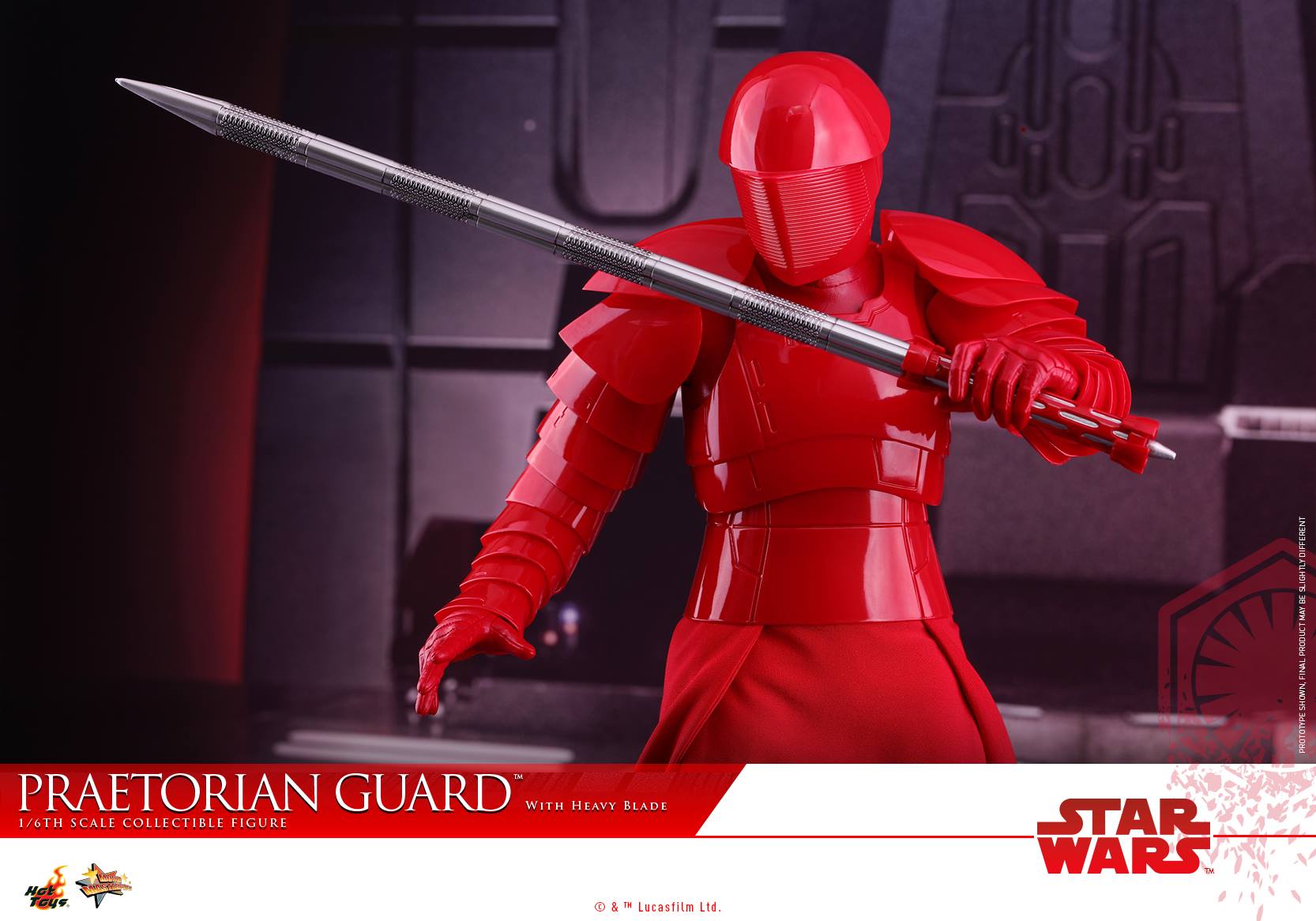 Hot Toys MMS453 STAR WARS: THE LAST JEDI - PRAETORIAN GUARD (WITH HEAVY BLADE)