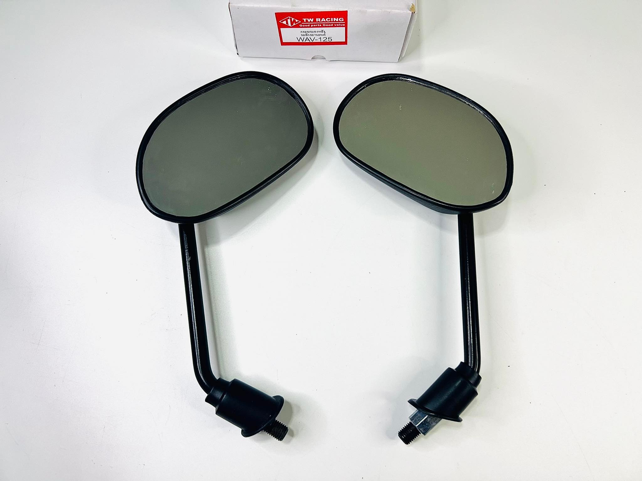 กระจกเดิมเวฟ 125 wave125 ขาดำ AAA