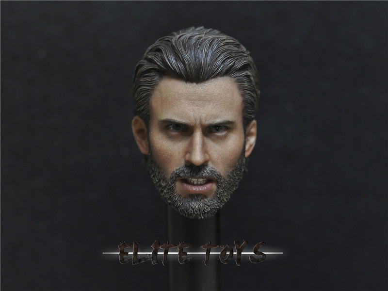 ELITE TOYS - Captain America Headsculpt Beard version