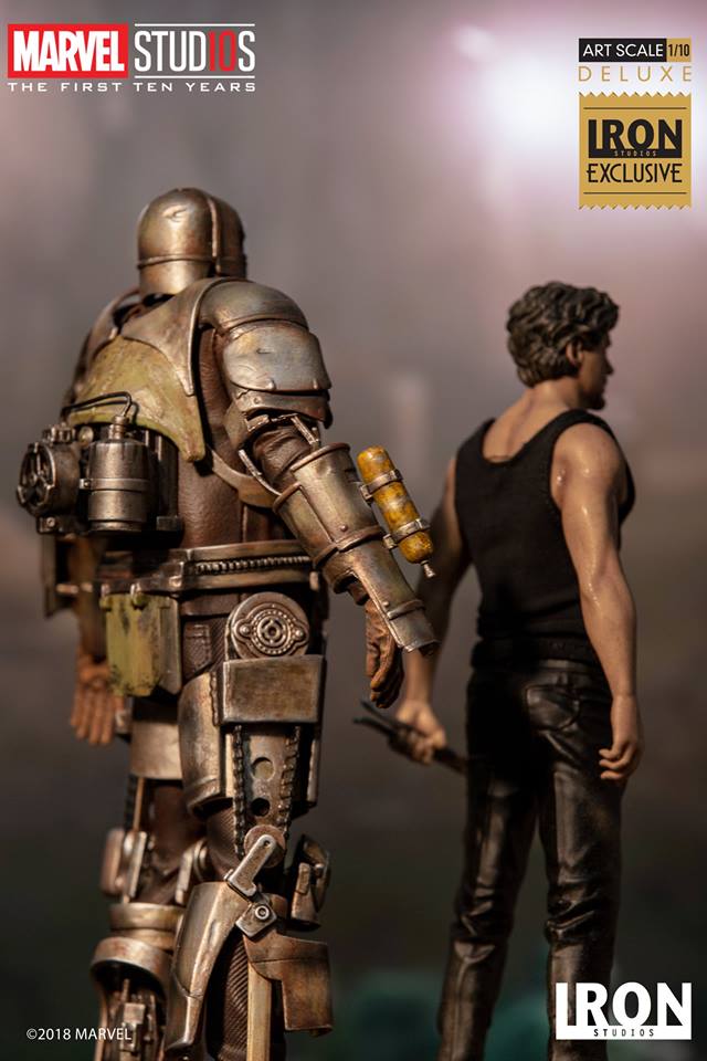 Iron Studios Deluxe Art Scale 1/10 Tony Stark & Mark I (Exclusive)